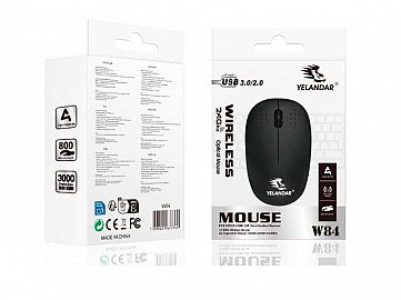 W84-MOUSE INALAMBRICO 2.4GHZ YELANDAR