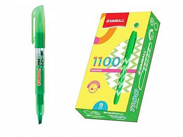 1100-RESALTADOR VERDE SIMBALL FINO 0209060401-FLUO