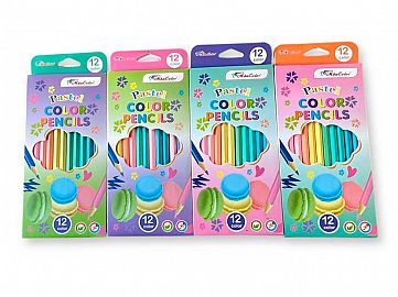 ST43504-LAPICES PASTEL X12 LARGO 130191-
