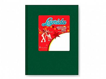 613008-CUADERNO LAPRIDA FORR.50HR VERDE