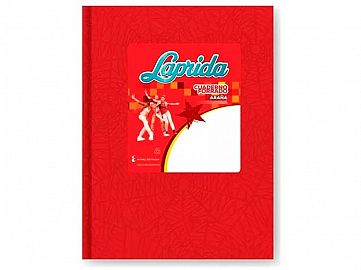 613013-CUADERNO LAPRIDA FORR.50HR ROJO