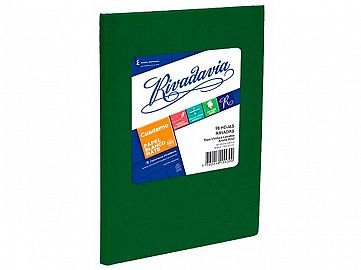 358310-CUADERNO RIVADAVIA 98HR VERDE