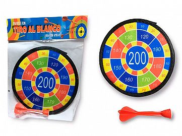 52103-TIRO AL BLANCO VELCRO 18CM BOLSA