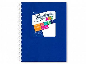 ABC AZUL CUAD RIVADAVIA ESPIRAL 21X27 60R 359401-