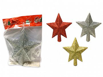 NS187211-PUNTAL ESTRELLA 12CM BRILLANTINA