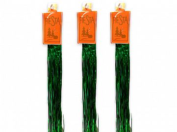 LLUVIA PVC VERDE METALIZADA 125CM.
