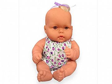 LARA MUÑECA C/VESTIDO 37CM 205-BABY ROSE