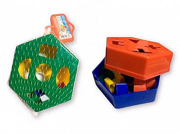 HEXAGONO DIDACTICO C/ENCASTRES 18CM 432-JUGAR