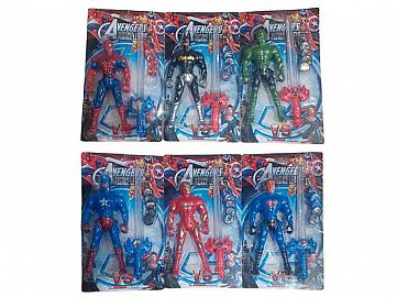 HX4488-MUÑECO HEROES C/ESPADA BLISTER 25CM