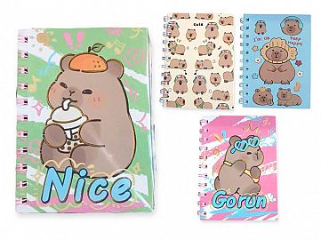503-CUADERNO CAPIBARA A6 C/ESPIRAL  6901-15