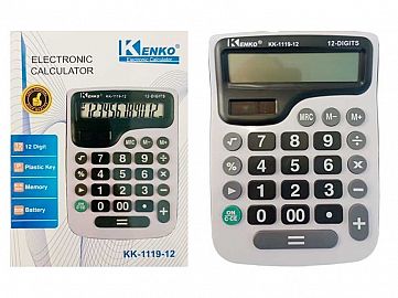 KK1119-12-CALCULADORA KENKO 18.5X14CM