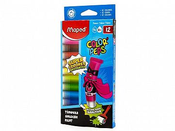 826001-TEMPERA X12 MAPED SURTIDO