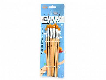PINCEL MADERA CHATO X6 130520-ST43574-