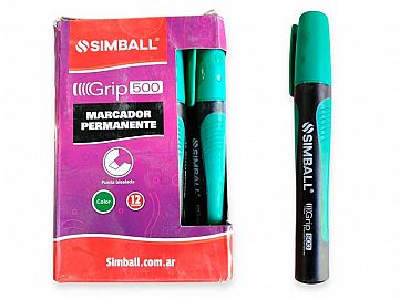 500-MARC. SIMBALL VERDE PERMANENTE PTA BISELADA