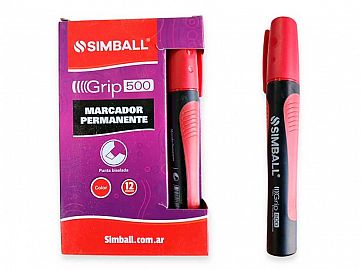 500-MARC. SIMBALL ROJO PERMANENTE PTA BISELADA