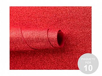 GOMA EVA GLITTER ROJO 60X40X1,5MM 40102-3