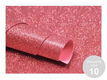 GOMA EVA GLITTER ROSA 60X40X1,5MM 40102-13 S1