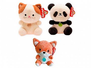 8241-GATO, ZORRO Y OSO PANDA 21CM