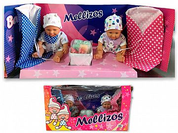 MELLIZOS STAR BEBITOS X2 BABY ROSE 222- BEBE