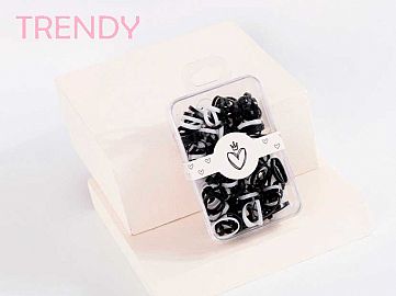 GOMITAS E/CAJA BLANCO Y NEGRO 53051-